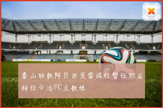 泰山助教阿贝尔莫雷诺短暂任职后转任今治FC主教练